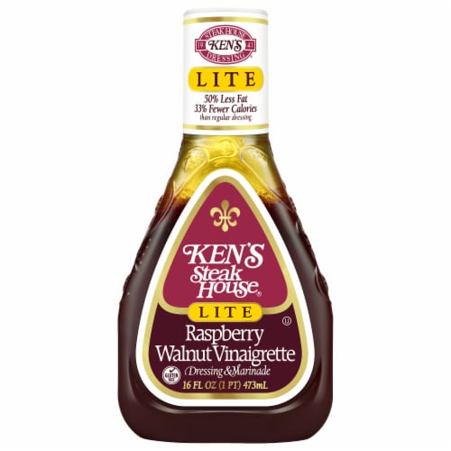 Ken's Steak House® Light Raspberry Walnut Vinaigrette Salad Dressing & Marinade