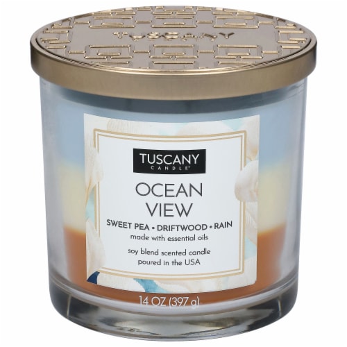 Tuscany Candle® Ocean View Premium Satin Wax Jar Candle