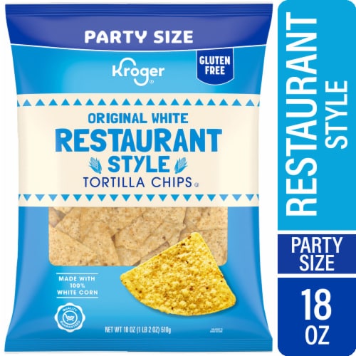 Kroger® White Corn Restaurant Style Tortilla Chips Family Size
