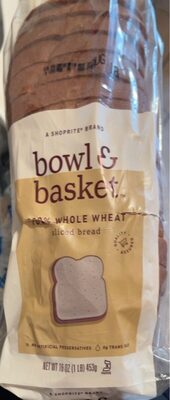Bowl & Basket 100% Whole Wheat Bread 16oz