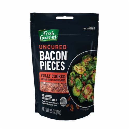 Fresh Gourmet Fully Cooked Uncured Bacon Pieces