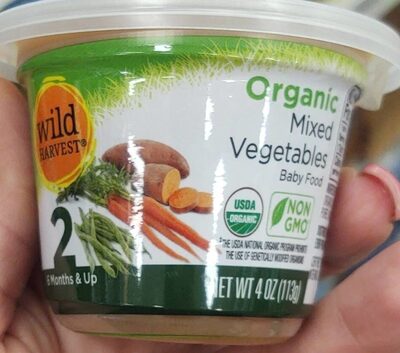 Wild Harvest Organic Mixed Vegetables 4oz Jar
