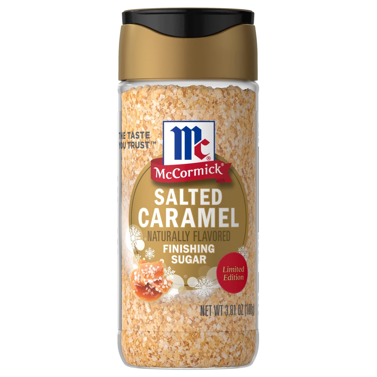 McCormick Naturally Flavored Salted Caramel Finishing Sugar, 3.81 oz