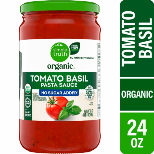 Simple Truth Organic® No Sugar Added Tomato Basil Pasta Sauce