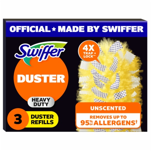 Swiffer Dusters Heavy Duty Multi-Surface Duster Refills for Cleaning Unscented