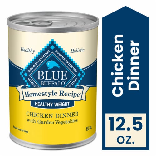 Blue Buffalo Homestyle Natural Adult Healthy Weight Wet Dog Food Beef & Garden Vegetables