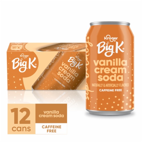 Big K® Vanilla Cream Caffeine Free Soda Cans