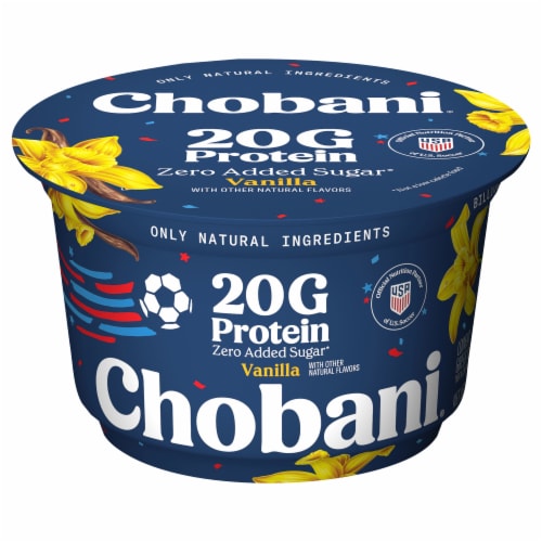 Chobani® 20g Protein Lowfat Greek Yogurt Vanilla 6.7oz Cup