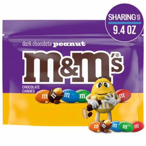 M&M'S Peanut Dark Chocolate Candy Sharing Size Bag