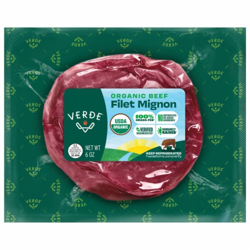 Verde® 100% Grass-Fed Organic Beef Filet Mignon