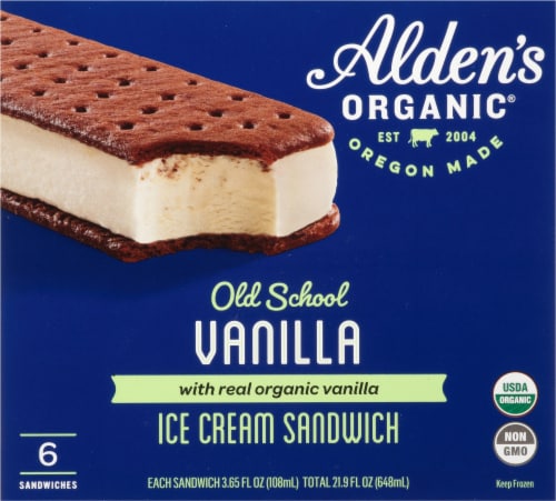 Alden's Organic® Old School Vanilla Ice Cream Sandwiches