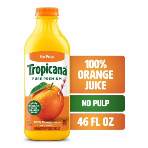 Tropicana Pure Premium Original No Pulp No Sugar Added 100% Orange Juice