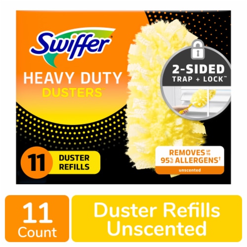 Swiffer Dusters Refill for Cleaning Feather Duster Alternative Heavy Duty Unscented