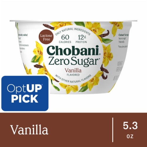 Chobani® Zero Sugar Vanilla Greek Yogurt Cup