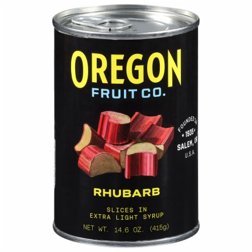 Oregon Specialty Fruit Rhubarb Slices in Extra Light Syrup