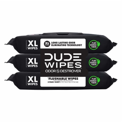 Dude Wipes® Odor Destroyer Flushable XL Wipes