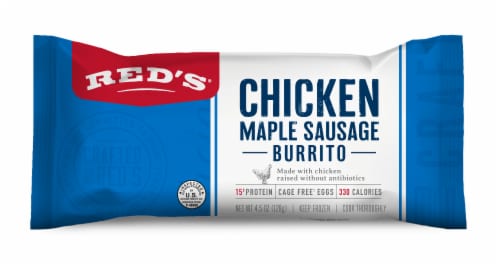 Red's Chicken Maple Sausage Breakfast Burrito 4.5 oz