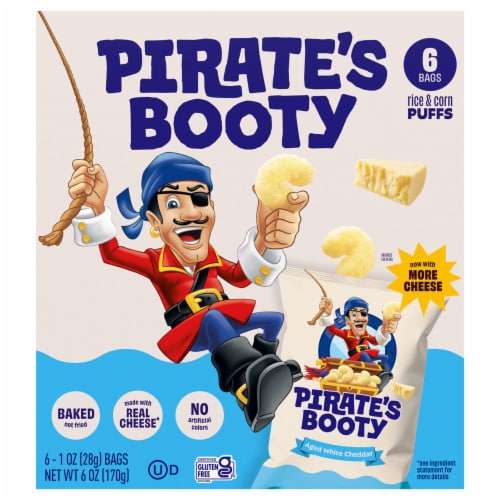 Pirate's Booty® Ages White Cheddar Rice and Corn Puffs Multipack