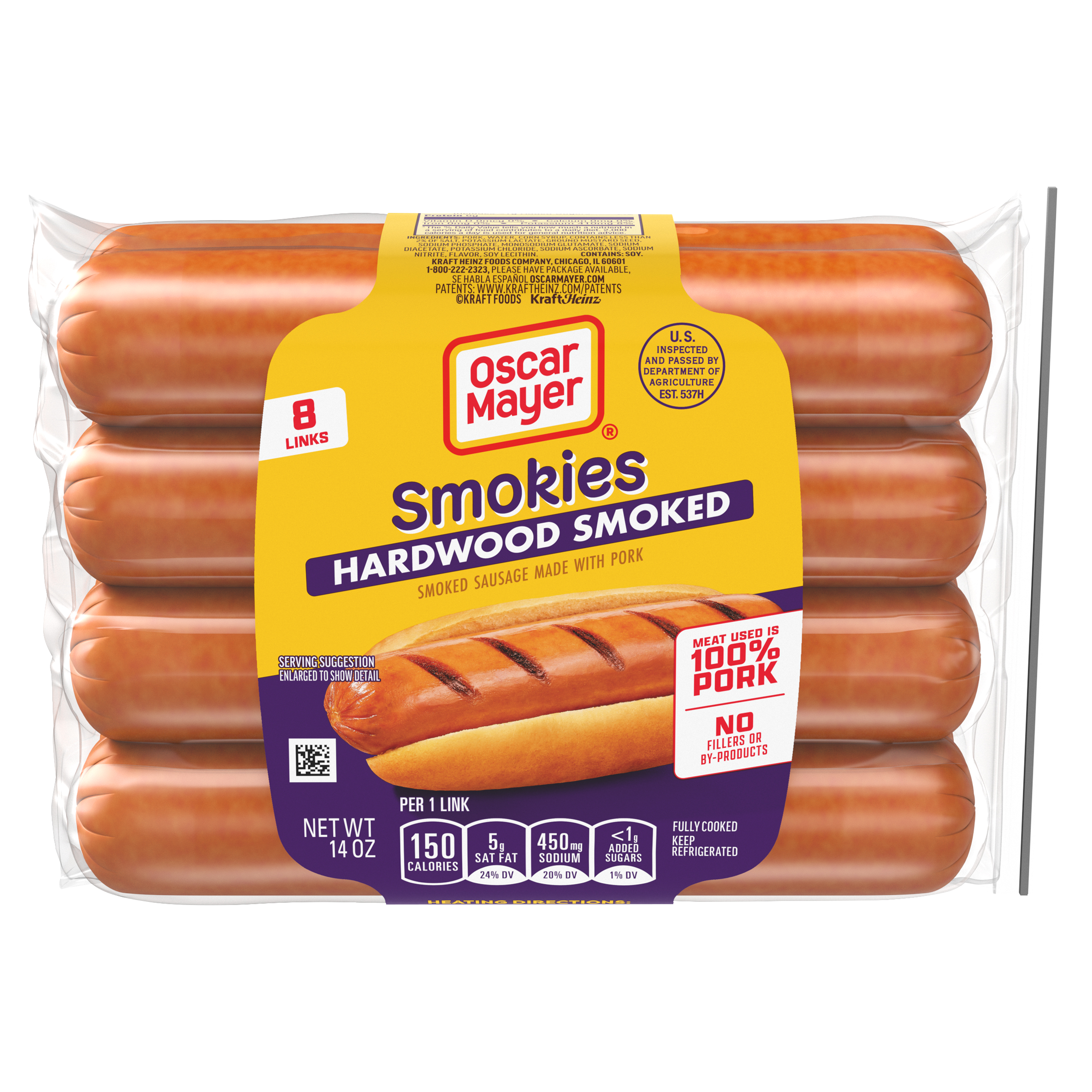 Smokies Hardwood Smoked Sausage Hot Dogs