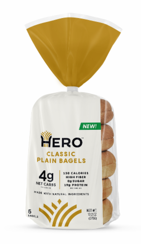 Hero Classic Plain Bagels