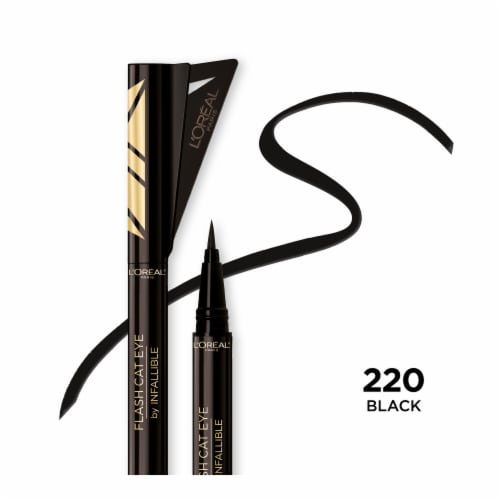 L'Oreal Paris Infallible Flash Cat Eye Liquid Eyeliner Waterproof 220 Black