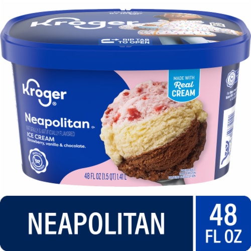 Kroger® Neapolitan Ice Cream Tub