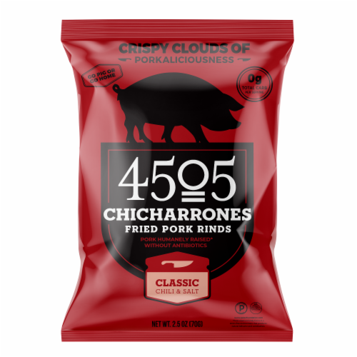 4505 Chicharrones Classic Chili & Salt Fried Pork Rinds