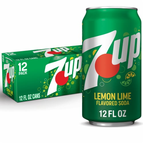 7UP Lemon Lime Caffeine-Free Soda Cans