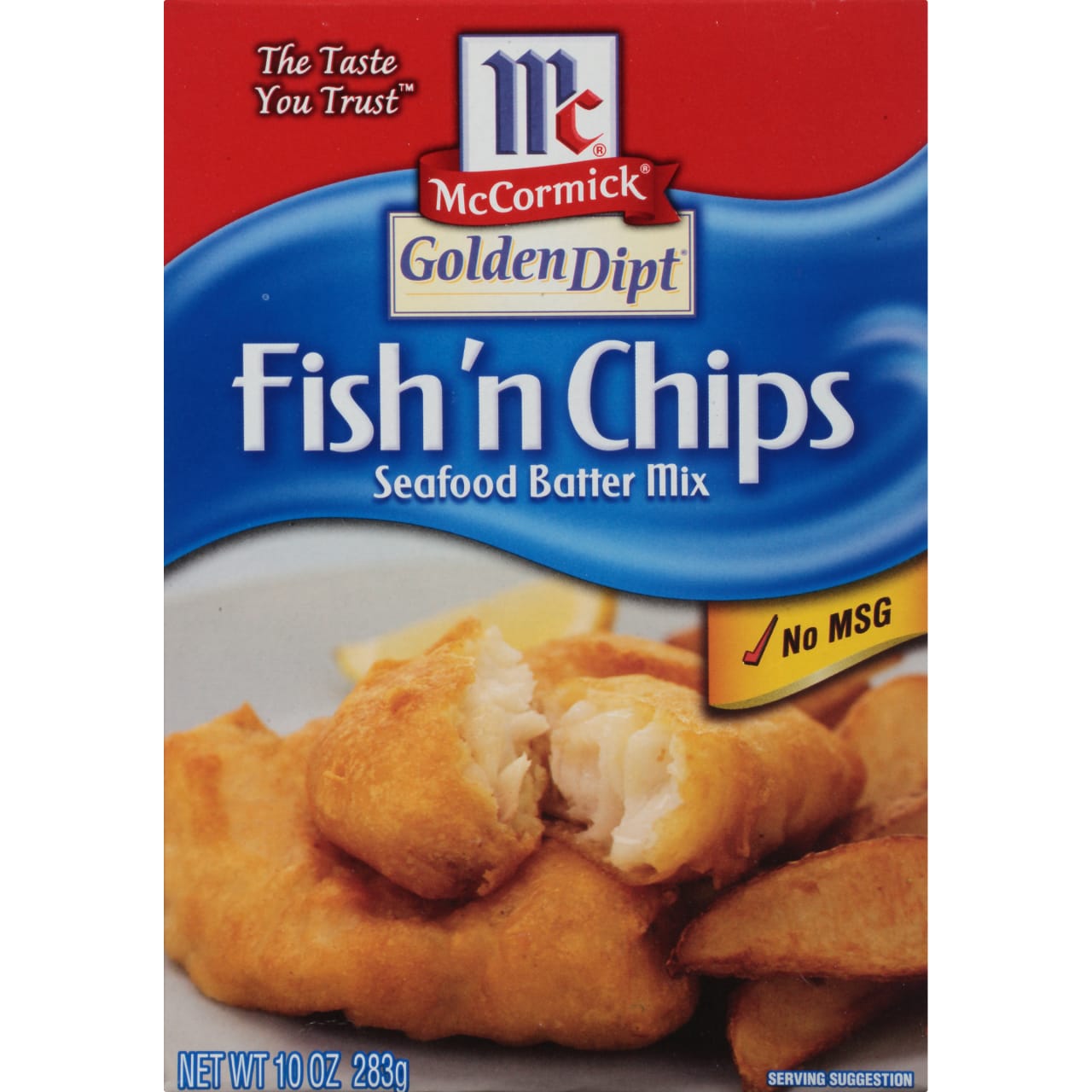 McCormick Golden Dipt Fish 'n Chips Seafood Batter Mix, 10 oz