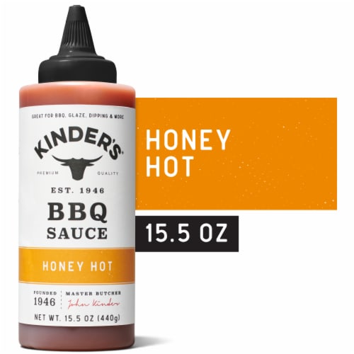 Kinder's Honey Hot BBQ Sauce 15.5 oz