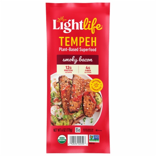 Lightlife Organic Smoky Bacon Plant-Based Tempeh Strips
