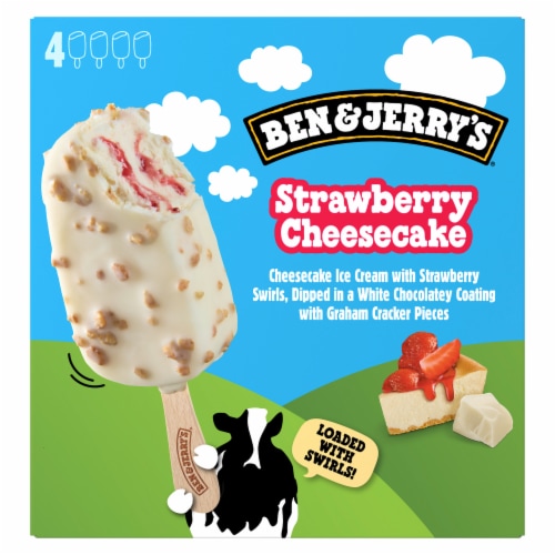 Ben & Jerry's ® Strawberry Cheesecake Ice Cream Bars