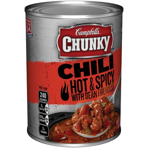 Hot & Spicy Beef & Bean Firehouse Chili