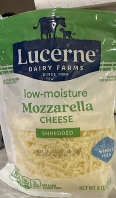 Lucerne Mozzarella Shredded Whole Milk 8 oz