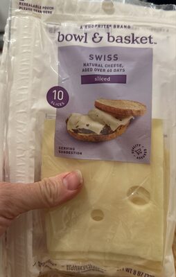 Bowl & Basket Sliced Swiss Natural Cheese