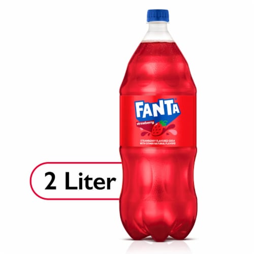 Fanta Strawberry Soda Bottle, 2 Liters