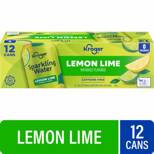 Kroger® Caffeine Free Lemon Lime Sparkling Water