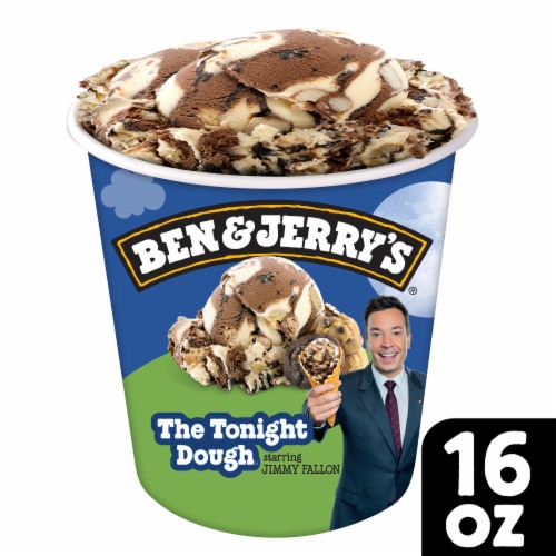 Ben & Jerry's The Tonight Dough with Cookie Dough and Caramel and Chocolate Ice Cream Pint