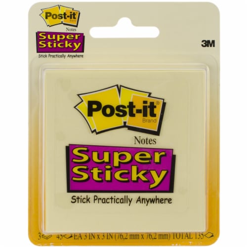 Post-it® Canary Yellow Super Sticky Notes