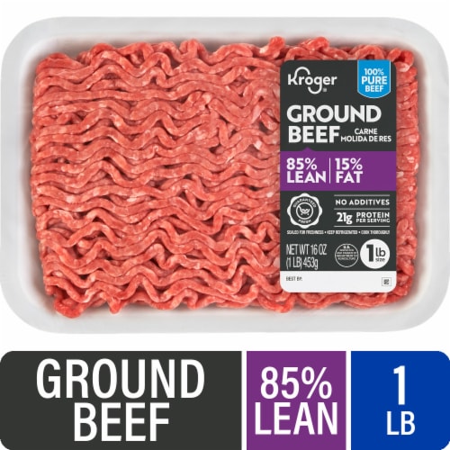Kroger® 85/15 Ground Beef Tray 1 LB