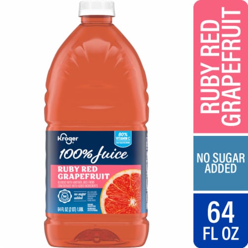 Kroger® No Sugar Added Ruby Red Grapefruit Juice
