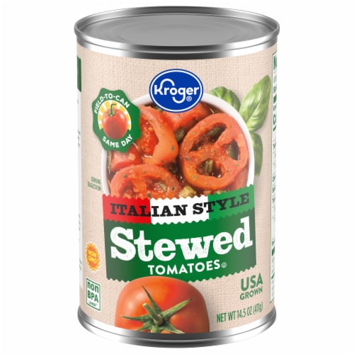 Kroger Italian Stewed Tomatoes with Basil, Garlic and Oregano