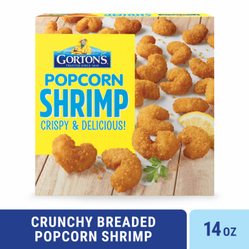 Gorton’s Popcorn Shrimp, Whole Tail-Off Shrimp, Breaded with Crunchy Panko Breadcrumbs, Frozen