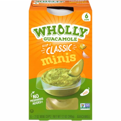 Wholly® Guacamole Classic Mild Guacamole Minis