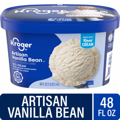 Kroger® Artisan Vanilla Bean Ice Cream Tub