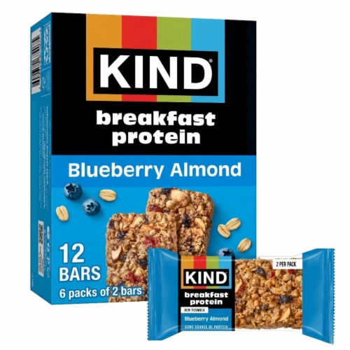 KIND Blueberry Almond Breakfast Protein Bars
