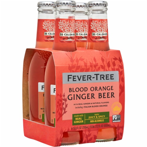 Fever-Tree Blood Orange Ginger Beer 4x200ml