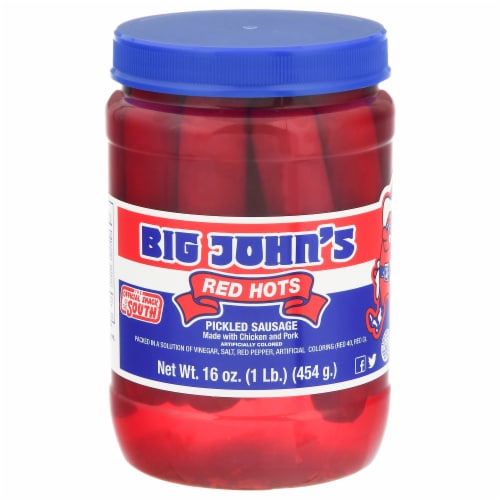 Big John's Red Hots Pickled Sausages