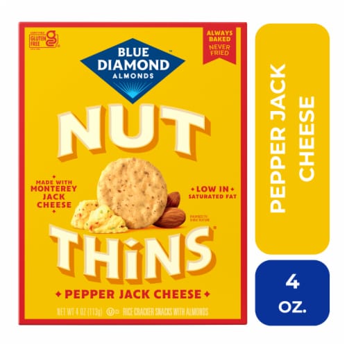 Blue Diamond® Nut-Thins® Pepper Jack Cheese Almond Rice Crackers