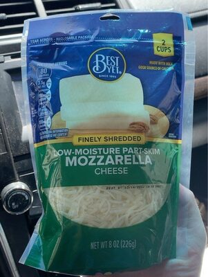 Best Yet Mozzarella Fancy Shredded 8 oz pk